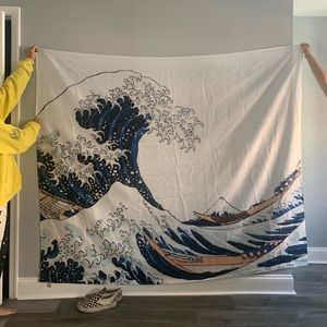 Great Wave Ovean Tapestry